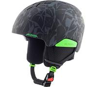 ALPINA PIZI JR Helm 2024 Black-Green Camo Matt