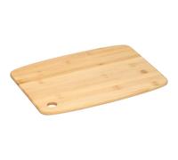 Alpina Planche à Découper en Bois de Bambou 30x23cm avec Trou d'Accrochage Beige