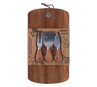 Alpina Planche à fromage avec couteaux - 4 pièces
