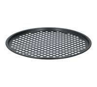 Alpina plaque à pizza moule à pizza set de 2 plaques à tartes flambées 32cm plaque de cuisson ronde perforée
