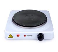 alpina Plaque de cuisson 1 fosse - 1500 W - Blanc