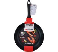 alpina Poêle à frire Ø 28 cm - Revêtement antiadhésif - Toutes les sources de chaleur, y compris l'induction - Aluminium - Noir