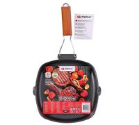 Alpina Poêle à griller avec poignée pliante Ø 24 cm