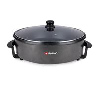 alpina Poêle Multicuiseur Casserole - Électrique - avec Thermostat - XXL Ø 42cm