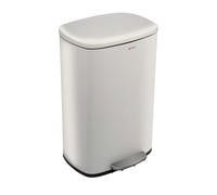 Alpina Poubelle à pédale avec fermeture soft-close - 50 L