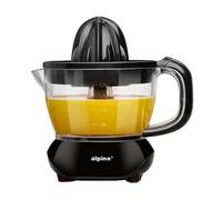 alpina Presse Agrume Electrique 0.7L - Presse Citron 25W - Robot Cuisine avec 2 Cônes - Extracteur de Jus Citron et Orange - Rotation Double Sens - Facile À Nettoyer
