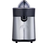 alpina Presse-agrumes électrique SG85W-2017 - 230V - Presse-oranges - 2 cônes de pressage pour différents fruits inclus - sans BPA - noir/gris