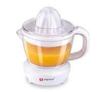 Alpina Presse‑agrumes électrique – 700 ml – 25 W – 2 cônes, 2 sens de rotation – Blanc