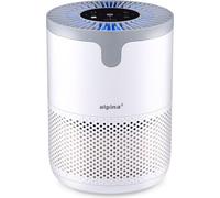 alpina Purificateur d'air avec filtre HEPA H13 et ionisateur pour pièces de 5 à 10 m2 - 60 m³/h - Purificateur d'air à 3 vitesses - 230V/12W - Blanc