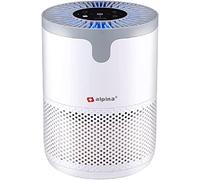 alpina Purificateur d'air avec filtre HEPA H13 et ionisateur pour pièces de 5 à 10 m2 - 60 m³/h - Purificateur d'air à 3 vitesses - 230V/12W - Blanc