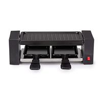 Appareil à raclette 2 personnes ALPINA - Polyvalent Grill + Raclette - Revêtement Anti-adhésif - 400W - 230V