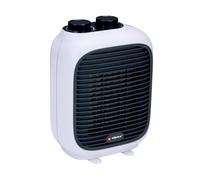 alpina Radiateur Electrique Mobile PTC1601 - Chauffage d'Appoint 1500W - Radiateur Soufflant Espaces de 10 à 15 m² - Chauffage Électrique pour Air Chaud et Froid - Inclus Poignée - Plastique - Blanc