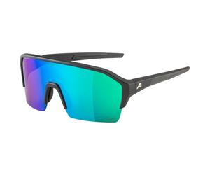 Alpina - Ram HR HM+ Hicon Mirror Cat 3 - Lunettes vélo - black matt / q-lite green mirror