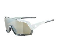 Alpina - Rocket Q-Lite Mirror Cat. 3 - Lunettes vélo - smoke / grey matt / q-lite silver mirror fogstop
