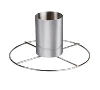 Alpina Rôtissoire à Poulet en Acier Inoxydable - Convient pour Barbecue et Plaque de Cuisson - avec récipient à Marinade - Préparez du Poulet Entier - Passe au Lave-Vaisselle