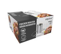Alpina rôtissoire à poulet en inox - Ø 20 x 10 cm