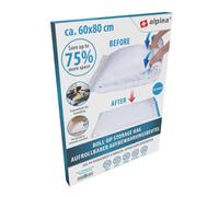 Alpina Sac de rangement sous vide avec clip - 60 x 80 cm