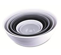 alpina Saladier - Ensemble de Bols Mélangeurs - Lot de 6 Pièces - Ustensiles de Pâtisserie - Gris