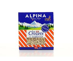ALPINA SAVOIE - Crozets Au Sarrasin Gourmands et Authentiques, 400G - Lot de 4