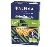ALPINA SAVOIE - Pennes Bio Gourmandes, Texture Al Dente pour des Recettes Savoureuses (500g) - lot de 4 - Vendu par Lot