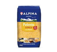 ALPINA SAVOIE - Polenta Express Grains Moyens - Prête en 7 Minutes - Maïs Extra-Dur Sans OGM, Naturellement Sans Gluten - le paquet de 500 g - Le Lot De 4