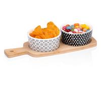 Alpina Set de 2 bols et plateau pour tapas