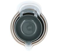 alpina set de bols à mélanger 4 pièces - Bols Mélangeurs avec poignée - 1,2-1,65-2,4-3 litres - Antidérapant - Blanc et gris