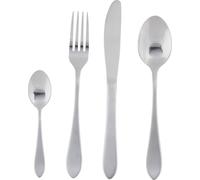 alpina Set de couverts 16 pièces - 4 personnes - Lavable au lave-vaisselle - Acier inoxydable