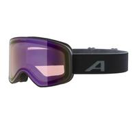 Alpina - Slope Q S2 - Masque de ski - black matt / quattroflex blue
