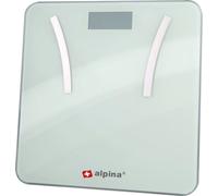 Alpina Smart Home - Pèse-personne intelligent - avec analyse corporelle - y compris le poids, le pourcentage de graisse et la masse musculaire - avec application - jusqu'à 8 utilisateurs