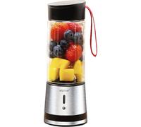 alpina Smoothie Maker to Go 300ml Blender USB rechargeable - Mixeur à smoothies portable 125W - Mixeur sur pied en acier inoxydable à 1 vitesse - argenté