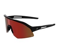 Alpina - Sonic HR M Q-Lite Mirror S3 - Lunettes vélo - black matt / q-lite red mirror