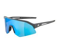 Alpina - Sonic HR Q Mirror Cat. 2 - Lunettes vélo - midnight / grey matt / q pink / blue mirror