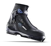Alpina Sport Outlander Eve Backcountry Bottes de Ski Nordique pour Femme, Noir/Bleu, Taille 35