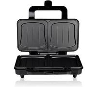 Alpina Switzerland 871125218206 Appareil à croque-monsieur protection contre la surchauffe, rabattable, revêtement anti-adhésif, voyant lumineux noir