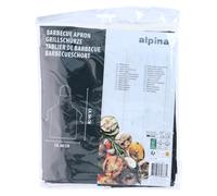 Alpina Tablier de barbecue noir - 70 x 84 cm