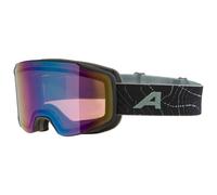 Alpina - Taos Q Mirror S2 (VLT 24%) - Masque de ski - black / willow / green matt / green mirror