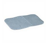 alpina Tapis d'égouttage pour vaisselle 34,5x26,5cm Gris Tapis d'égouttage pour verres Tapis pour casseroles 444