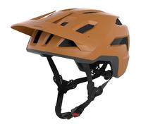 ALPINA Taunus - Casque de vélo léger, Protection renforcée au Niveau des tempes et de l’arrière de la tête, Grand système de Ventilation - Burro-Brown Matt - 52-56