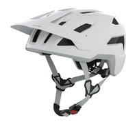 ALPINA Taunus - Casque de vélo léger, Protection renforcée au Niveau des tempes et de l’arrière de la tête, Grand système de Ventilation - White-Smoke-Grey - 55-59