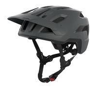 ALPINA Taunus - Casque de vélo léger, Protection renforcée au Niveau des tempes et de l’arrière de la tête, Grand système de Ventilation - Midnight-Grey Black Matt - 52-56