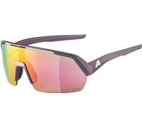 ALPINA Turbo HR Q-Lite Lunettes de Soleil, Noir et Violet métallisé Mat, Taille Unique Mixte
