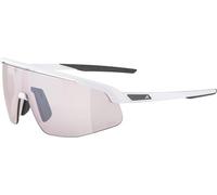ALPINA Turbo Pro - Lunettes Sport Performance élégantes avec ventilation intégrée, blanc mat