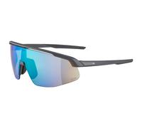 Alpina - Turbo Pro Q-Lite Mirror S2 - Lunettes vélo - midnight grey matt / q-lite green / jade mirror