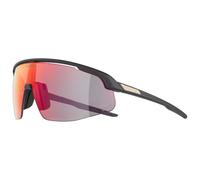 Alpina - Turbo Pro QV Mirror Photochromic S1-3 - Lunettes vélo - black matt / qv rainbow mirror