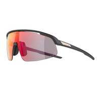 Alpina - Turbo Pro S QV Mirror Photochromic S1-3 - Lunettes vélo - black matt / qv rainbow mirror