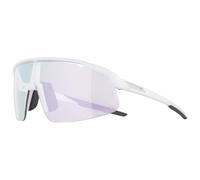 Alpina - Turbo Pro S V Photochromic S1-3 - Lunettes vélo - white matt / v clear to grey flash pink