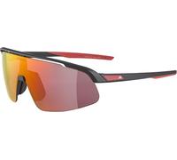 ALPINA Turbo Pro YOUTH Lunettes de sport pour enfants, noir mat, taille unique, protection 100% contre les UVA, UVB et UV-C