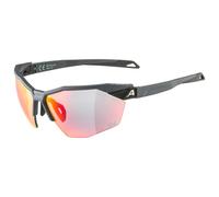 Alpina - Twist Six HR QV Mirror S1-3 Fogstop - Lunettes vélo - midnight / grey matt / qv rainbow mirror