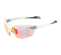 Alpina - Twist Six S HR QV Mirror S1-3 Fogstop - Lunettes vélo - white matt / qv rainbow mirror